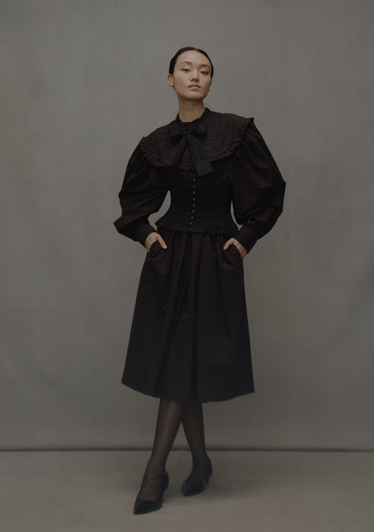 ASTRID DRESS WITH MATCHING COLOUR CORSET