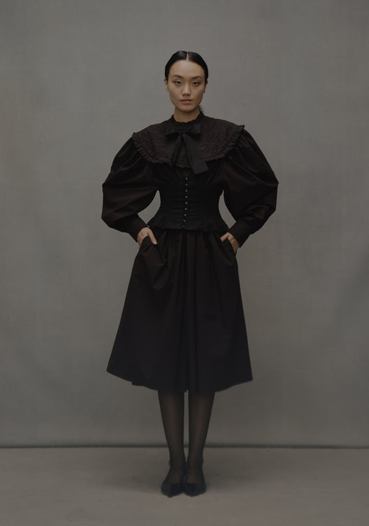 ASTRID DRESS WITH MATCHING COLOUR CORSET