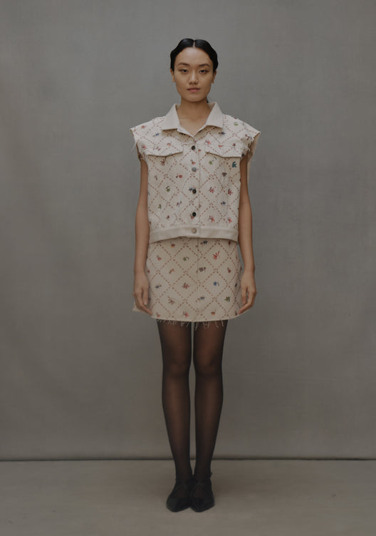 BREANA DENIM SKIRT