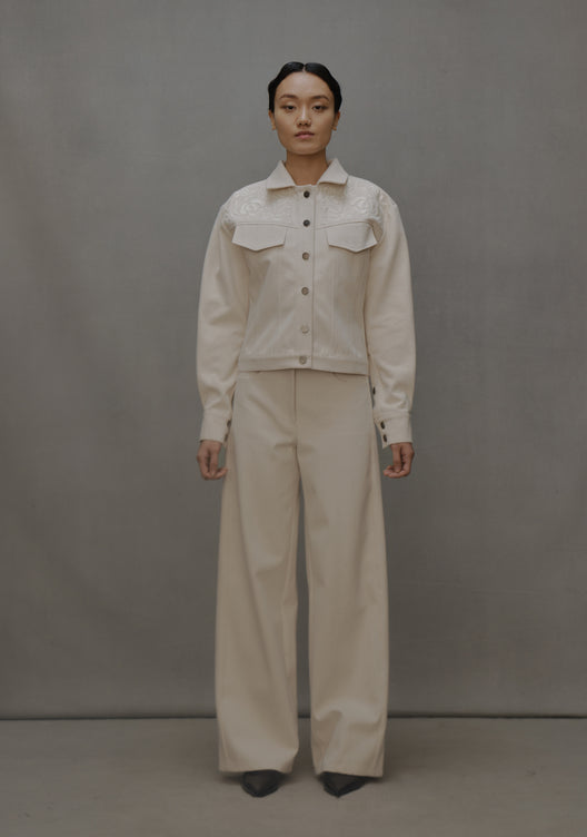 MARA DENIM TROUSERS
