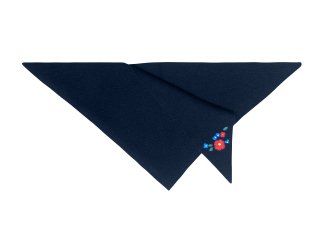TRIANGLE SCARF WITH EMBROIDERY